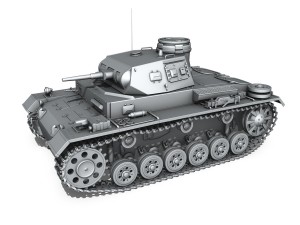 pzkpfw iii - panzer iii - ausf e 3D Model