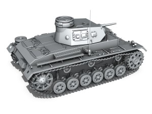 pzkpfw iii - panzer iii - ausf e 3D Model