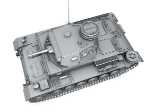 pzkpfw iii - panzer iii - ausf e 3D Model