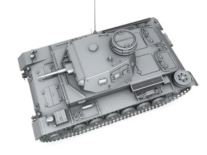 pzkpfw iii - panzer iii - ausf e 3D Модель