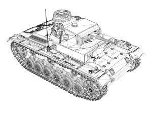 pzkpfw iii - panzer iii - ausf e 3D Model