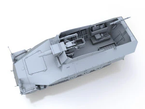 sdkfz 251 - ausfd - kanonenwagen stummel 3D Model