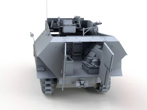 sdkfz 251 - ausfd - kanonenwagen stummel 3D Model