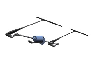 wiper with transmission and drive unit 3D Модель