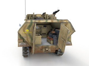 sdkfz 251-9 - ausfd - stummel - 246 3Dモデル