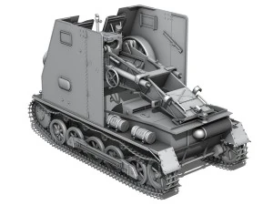 sdkfz 101 sturmpanzer 1 bison 3D Model