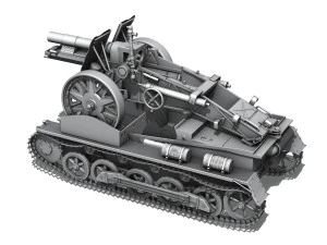 sdkfz 101 sturmpanzer 1 bison 3D Model