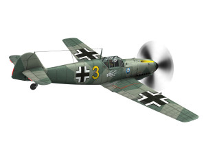 messerschmitt - bf-109 e - yellow 3 3D Model