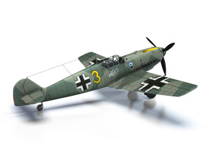 messerschmitt - bf-109 e - yellow 3 3D Model