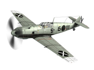 messerschmitt - bf-109 e - 6-111 3D Model