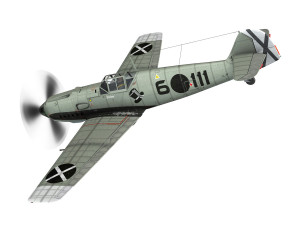messerschmitt - bf-109 e - 6-111 3D Model