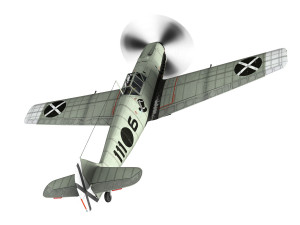 messerschmitt - bf-109 e - 6-111 3D Model