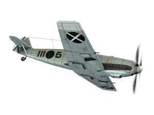 messerschmitt - bf-109 e - 6-111 3D Model