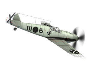 messerschmitt - bf-109 e - 6-111 3D Model