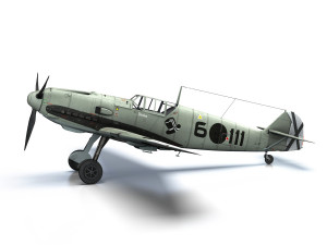 messerschmitt - bf-109 e - 6-111 3D Model