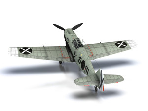 messerschmitt - bf-109 e - 6-111 3D Model
