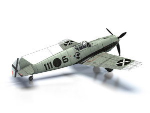 messerschmitt - bf-109 e - 6-111 3D Model