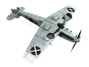 messerschmitt - bf-109 e - 6-111 3D Model