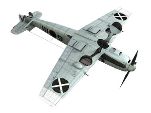 messerschmitt - bf-109 e - 6-111 3D Model