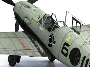 messerschmitt - bf-109 e - 6-111 3D Model