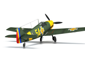 messerschmitt - bf-109 e - romanian air force - 54 Model 3D