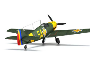 messerschmitt - bf-109 e - romanian air force - 54 3D Model