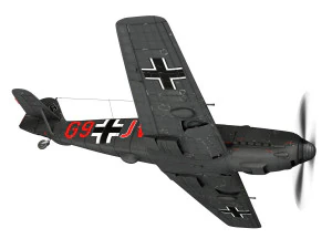 messerschmitt - bf-109 e - g9-jv - nightfighter 3D Model