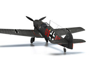 messerschmitt - bf-109 e - g9-jv - nightfighter Modelo 3D