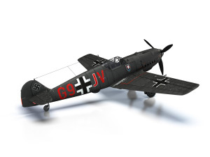 messerschmitt - bf-109 e - g9-jv - nightfighter Modelo 3D