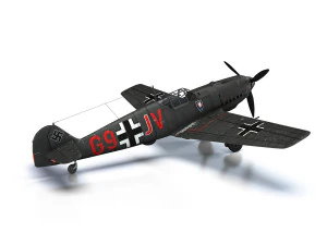 messerschmitt - bf-109 e - g9-jv - nightfighter 3D Model