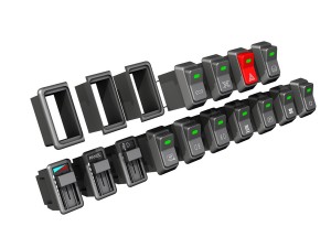 rocker switches for vehilce 3D 모델
