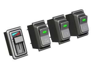 rocker switches for vehilce 3D 모델