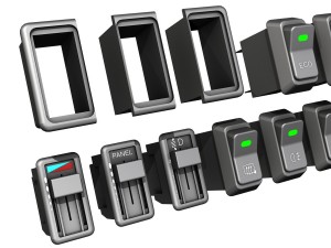 rocker switches for vehilce 3D 모델