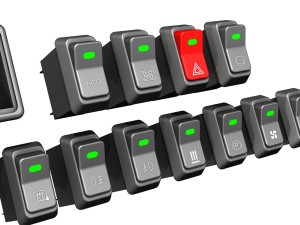 rocker switches for vehilce 3D 모델