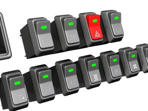 rocker switches for vehilce 3D Model