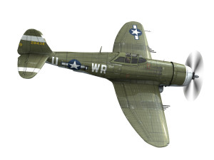 republic p-47d thunderbolt - wr-u Modèle 3D
