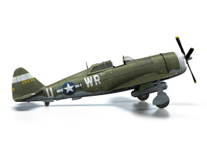 republic p-47d thunderbolt - wr-u Modèle 3D