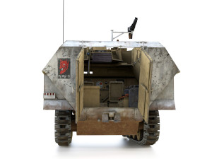 sdkfz 251-9 - ausfd - stummel - 14 3D-Modell