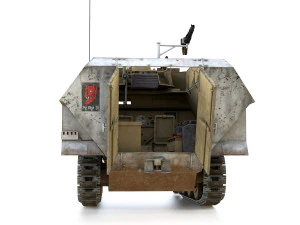 sdkfz 251-9 - ausfd - stummel - 14 3D Model