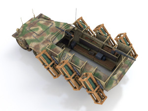 sdkfz 251 - ausf d - stuka zu fuss - 825 Modelo 3D