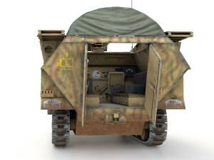 sdkfz 251 - ausf d - assault-engineer vehicle - 1134 3D-Modell