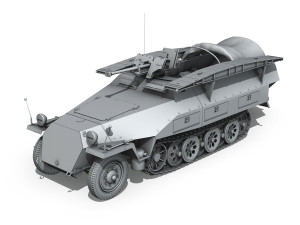 sdkfz 251 - ausf d - assault-engineer vehicle - 1134 3D-Modell