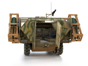sdkfz 251 - ausf d - stuka zu fuss - 33 3D Model