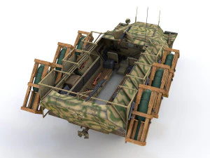 sdkfz 251 - ausf d - stuka zu fuss - 33 3D Model