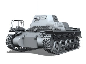 panzerkampfwagen 1 panzer 1 collection Modèle 3D