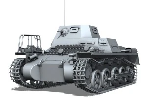 panzerkampfwagen 1 panzer 1 collection 3D Model