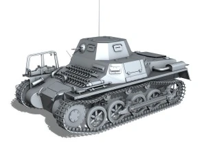 panzerkampfwagen 1 panzer 1 collection 3D Model