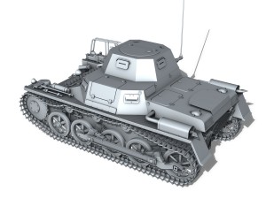 panzerkampfwagen 1 panzer 1 collection Modèle 3D