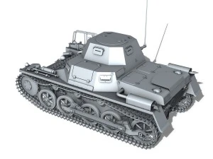panzerkampfwagen 1 panzer 1 collection 3D Model