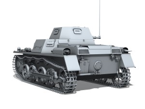 panzerkampfwagen 1 panzer 1 collection Modèle 3D